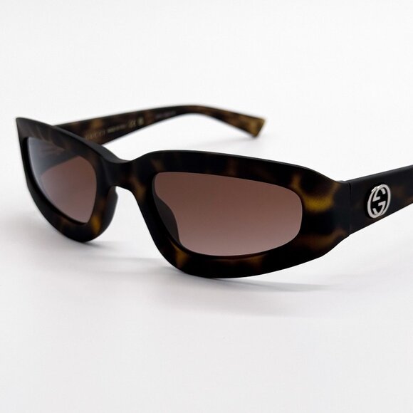 NEW GUCCI GG1787S 002 WOMEN HAVANA BROWN SUNGLASSES GUCCI - Picture 3 of 9